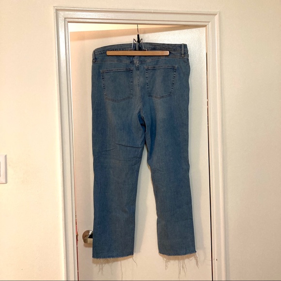 UNIQLO women's regular straight high rise jeans - Picture 2 of 6